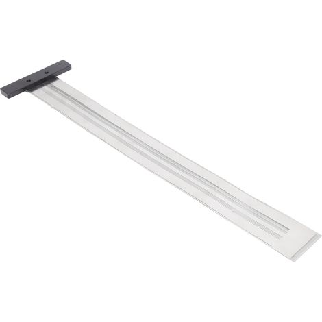 Edelstahl-Linienlineal mit Lochskala, präzises Anreißwerkzeug für Schreiner, 400 mm (1/5)