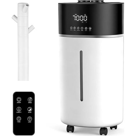 Humidificateur d'Air Chambre 18L, Diffuseur Huiles Essentielles Intelligent pour Chambres Humidifier Chaud/Froid pour Pièces Jusqu'à 200m² et Plantes et Usage Commercial (1/5)