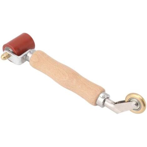 Rouleau À Main Double Usage 40mm En Silicone Pour Soudage PVC TPO Avec Poignée Bois