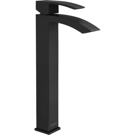 Sapho Ginko - Miscelatore per lavabo alto, nero opaco 1101-04B (1/4)