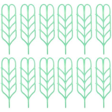 Tuteur pour plantes grimpantes, 12 mini-pots pour plantes d'intérieur. Insert en plastique pour pot de jardin. (1/5)