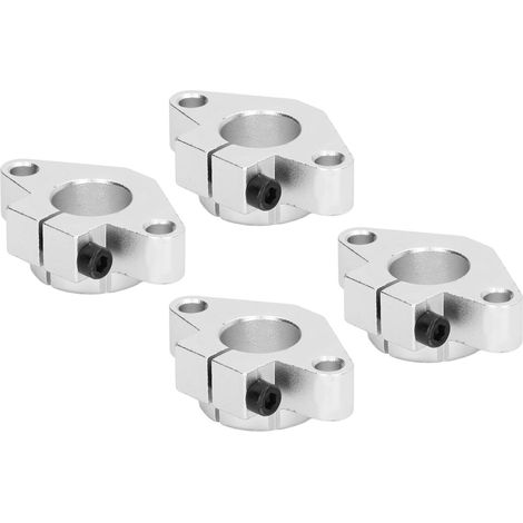 Support de guidage de rail en alliage d'aluminium (lot de 4) pour système de guidage linéaire d'équipement de précision SHF25