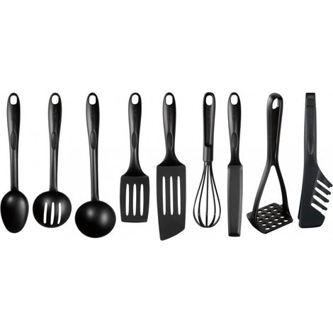 Tefal K001S925 Ensemble 9 pièces noir durable