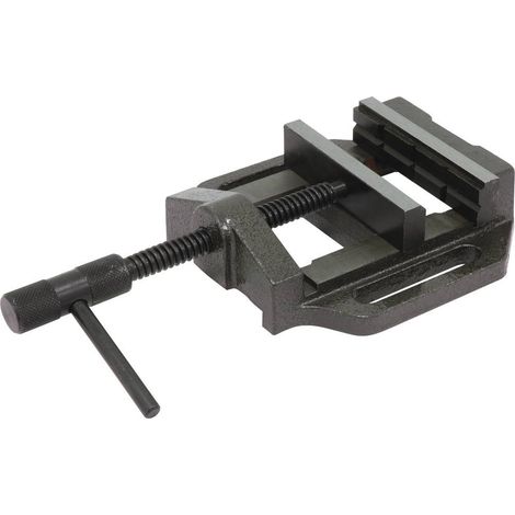 Drakkar Equipement – Etau 150mm pour perceuse à colonne – Largeur des mâchoires 150mm – Ouverture max 130mm – Métal robuste pour fixation précise (1/3)