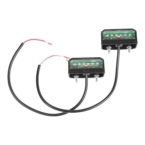 LED Eclairage Plaque Immatriculation, 12V24V Feux Arrière de Étanche, pour Camionnette/Remorque/Voiture/Moto/Lampe De D'immatriculation (1/5)
