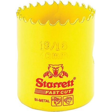 Starrett 63 fch040 – Sega a tazza, 40 mm, colore: giallo (1/4)