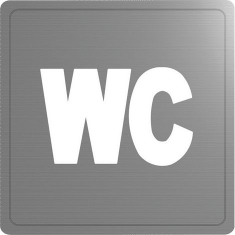 Delabie Symbole Mur WC Édition 1.4301 satiné (ex-0011420000)