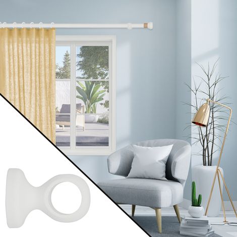 Mobois Support monobloc blanc 50 mm bois laqué (1/2)