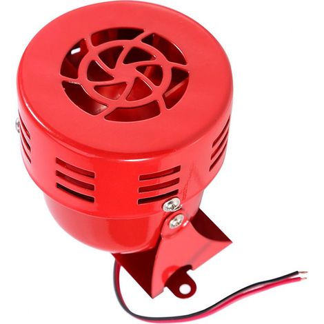 Sirène d'alarme électrique 12V puissante pour voiture, camion, moto, avertisseur sonore aigu (1/5)