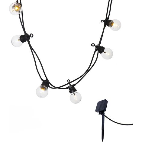 Lichterkette 2er Set 10 Globen PARTY 5.9m