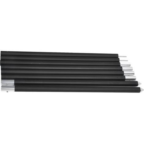 COOLCAMP 2,4m poteau d'auvent de camping extérieur, perche de support pour tente, tube en aluminium 28mm (très long) (avec housse PE) (1/5)