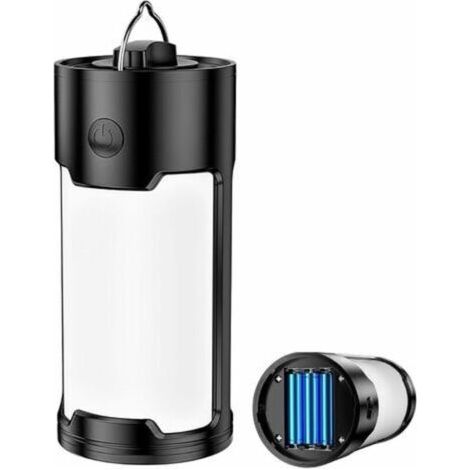Lanternes de camping à piles, portables, étanches, lumineuses, 800 lumens, lumières de camping en plein air, pour randonnée, pêche, voyage, urgences (1/4)