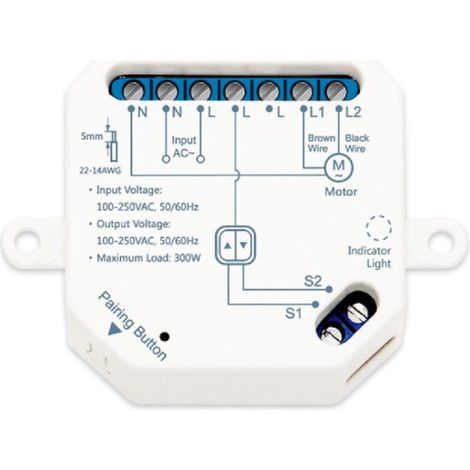 WLAN-Schalter für automatische Rollläden, Weiß