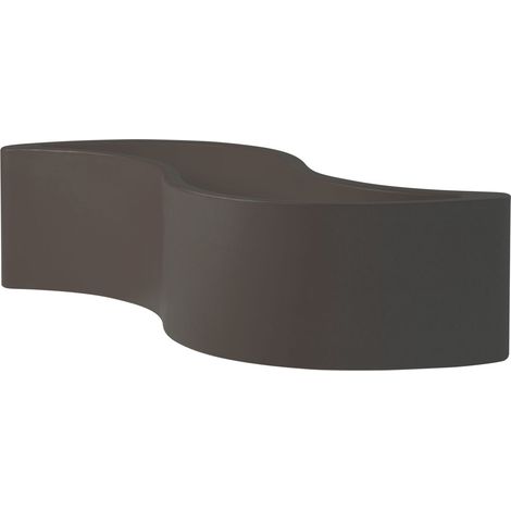Wave Pot Cioccolato Vaso decorativo in polietilene originale Slide colorato giardino di design esterno interno bar ristorante hotel