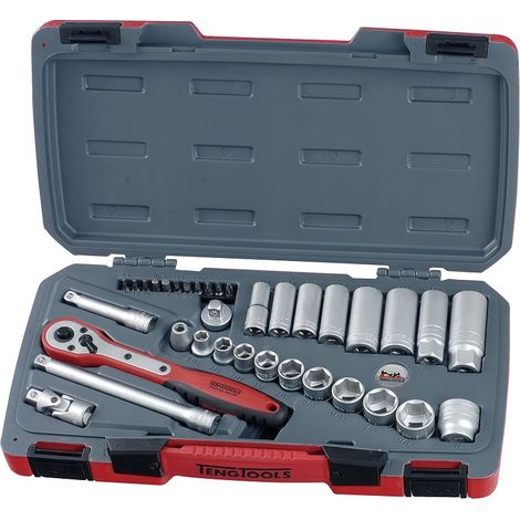 T3835AF Socket Set of 35 A/F 3/8in Drive