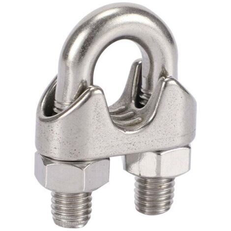 15-teiliges Set Stahlkabelbinder, Kabelbinder aus Edelstahl 304, U-Bügel-Kabelbinder aus Metall