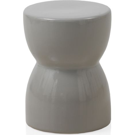 Tabouret/table d'appoint en céramique (1/3)