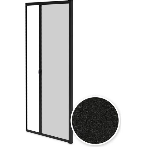 Mosquitera de puerta LUXE negra 9005 texturizado H230 x L140