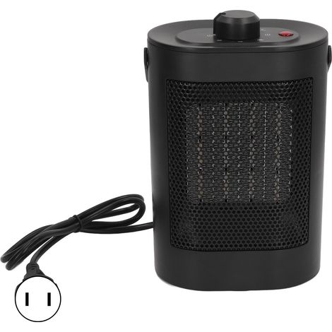 Radiateur céramique électrique 1500W, 3 modes, silencieux, protection surchauffe, pour pièce domestique, prise US 110V (1/5)