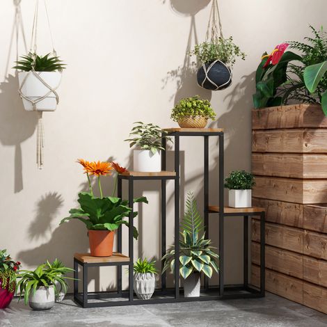 Lot de 2 plantes artificielles, boules de buis artificiel avec piquet, pour une utilisation intérieure et extérieure, résistantes aux UV, vertes