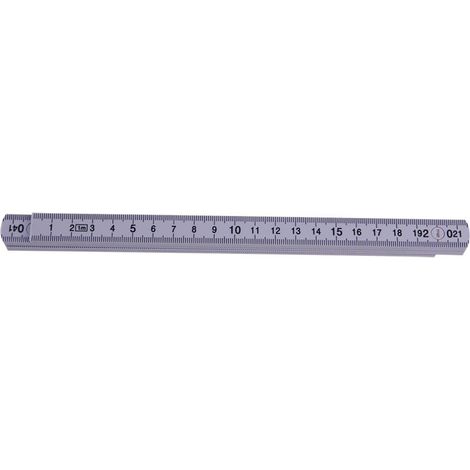 Mètre ruban pliable en plastique WESTBERG 1 m 13211,01 (1/2)