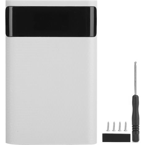 Contenitore per power bank Toivize KA4 per 4 batterie 18650 fai da te – Uscita 5V/2A, senza saldature – Guscio in ABS (1/5)