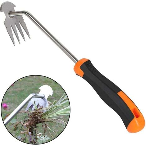 Unkrautbekämpfungswerkzeuge, tragbare Gartengeräte, Unkrautbekämpfungswerkzeuge aus Edelstahl, manueller Unkrautstecher für Gemüsegarten, Garten, Bauernhof, Pflanzen und Wurzeln, Unkrautbekämpfungswer