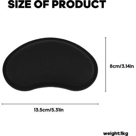 Kit de epose-poignets,1 Pièce Mouse Wist est Coussin de Soutien Pad pou Odinateu, Potable, Tavail de Bueau, PC Gaming - Mousse à mémoie de Fome Motif