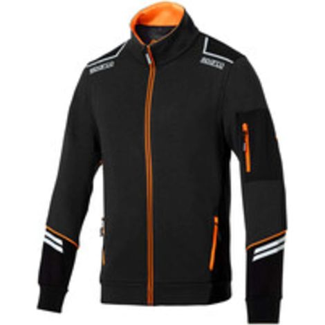 SPARCO FELPA ALABAMA BLACK ORANGE TG L