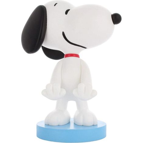 Exquisite Gaming CGCRSN400828 Peanuts Snoopy Cable Guys Supporto Controller e Smartphone Statuetta PVC 20 cm colore Bianco