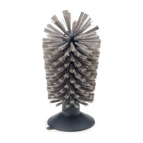 Brosse à verre avec ventouse, grise – (1/4)