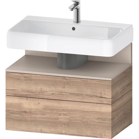 Duravit Collection One Meuble sous-lavabo, 1 tiroir et 1 tiroir,
