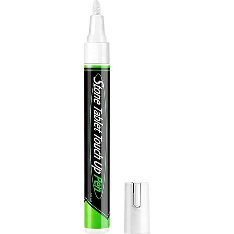 Stylo De Retouche De Peinture – 1,5 X 1,5 X 14,2 Cm. Stylo Marqueur Pour Pierre Tombale Marqueur De Pierre Tombale Résistant Aux Intempéries Crayon Funéraire Permanent Pour Lettrage De Pi