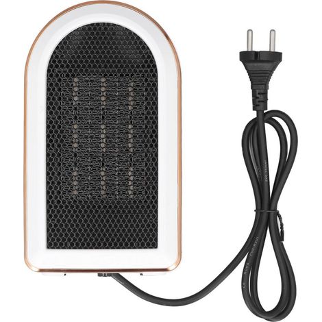 Chauffage bureau PTC 1200W portable électrique rapide, protection surchauffe et renversement, pour maison bureau, blanc (1/5)