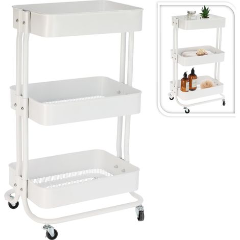 EXCELLENT verdulero 33x46x75 cm blanco , Verdulero 33x46x75 cm blancoMarca: ExcellentEl compacto y práctico carrito de cocina con ruedas ofrece la solución perfecta para am