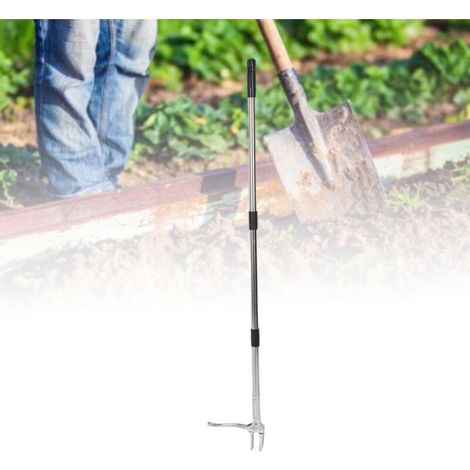 Nouveau Désherbeur Manuel Debout Sans Se Pencher pour Jardin Arrache-herbes Démontable Facile à Utiliser-KZQ (1/5)
