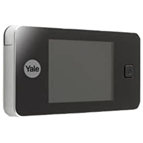 Judas numérique Yale DDV500 - Écran LCD 3.2" pour porte 38-110mm - angle vision 105°