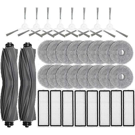 Pièces de rechange et accessoires pour Dreame Bot L10 Prime / L10s Pro : brosse principale, filtre HEPA, lingettes de nettoyage (1/5)