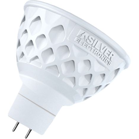 Multi led glühbirne silver elektronisch dichroitisch 4w=40w - gu5.3 - 3.000k - 120º - 370lm - warmes licht - a+