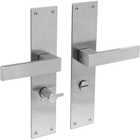 Poignée de porte moderne Amsterdam Fermeture de WC en acier inoxydable 63/8 - 0035.057165 (1/2)