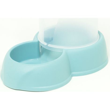 Dispenser Cibo/Acqua 1,6L Per Animali Modello 700084 Colore Azzurro (1/4)