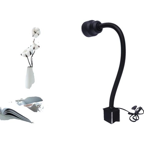 Lampe de travail LED, 10W, Tension de fonctionnement 24V, Température de couleur 6500K, Niveau de protection IP42, Longueur de tuyau 50 cm (1/5)