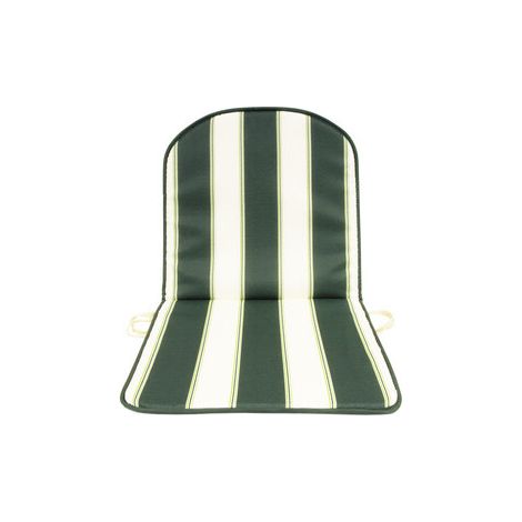 CUSCINO SCHIENALE BASSO DOUBLE RIGATO VERDE- GEMITEX- 8,0 pz
