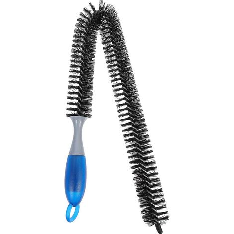 Brosse de nettoyage de radiateur durable, compatible avec les moteurs et dotée d'une poignée flexible. (1/5)