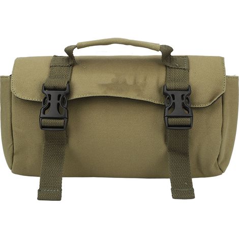 Trousse de rangement de voyage multifonction en toile pour réchaud de camping, pochette à gaz portable pour outdoor, sac de stockage étanche et robuste (1/5)