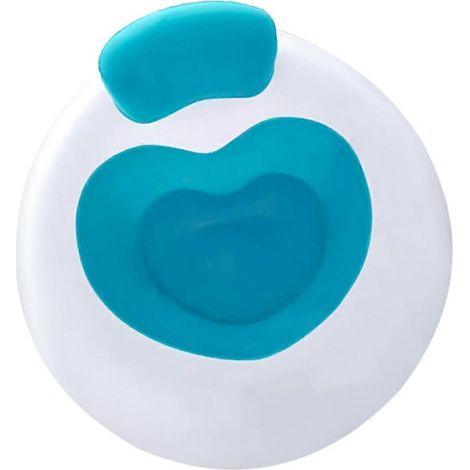 Fauteuil gonflable, canapé d'intérieur pour voiture, canapé gonflable en PVC bleu (1/5)