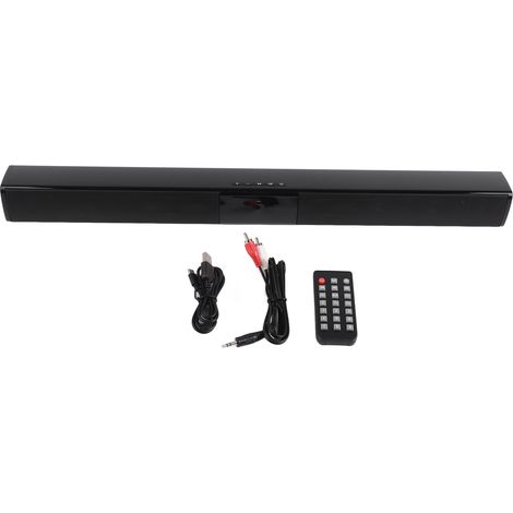 Enceinte Bluetooth BS‑28B, barre de son stéréo sans fil TV, avec lecteur carte mémoire et télécommande avec batterie (1/5)
