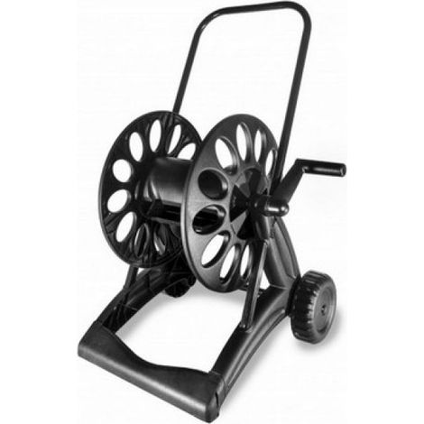 CARRELLO AVVOLGITUBO CON SPALLA E RULLO per m 50 D.1/2 - m 35 D. 5/8