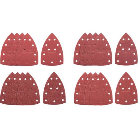 Stanley - Juego de 20 piezas de papel de lija STA31705-QZ (1/2)