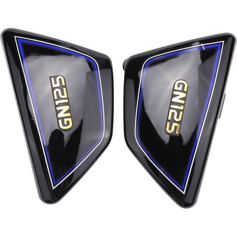 Cache latéral de batterie noir pour moto GN125 (1/5)